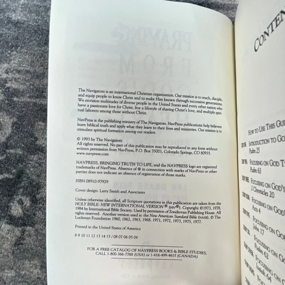 Praying From God's Heart Small Group Workbook Lee Brase Henry Helsabeck